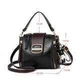 Women's Patchwork Bucket Bag Shoulder Crossbody Purse WLHB3225