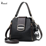 Women's Patchwork Bucket Bag Shoulder Crossbody Purse WLHB3225