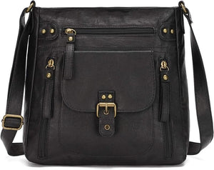 Crossbody Bags for Women Shoulder Purses And Handbags, Pu Washed Leather