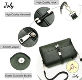 Green Women's Shoulder Crossbody Bag Waterproof PU Leather