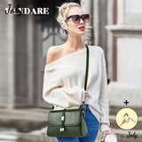 Green Women's Shoulder Crossbody Bag Waterproof PU Leather