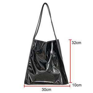 Soft Patent Leather Shoulder Bags Casual Female Totes Bags WLHB2385