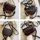 Crocodile Pattern Crossbody Bag Chain Shoulder Handbag WLHB2378
