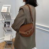 Crocodile Pattern Crossbody Bag Chain Shoulder Handbag WLHB2378