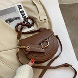 Crocodile Pattern Crossbody Bag Chain Shoulder Handbag WLHB2378
