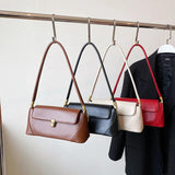Small PU Leather Underarm Handbags Tote Bags