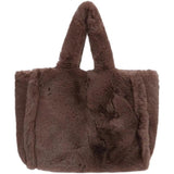 Winter Women Shoulder Fur Bag Handbag Tote Large Capacity