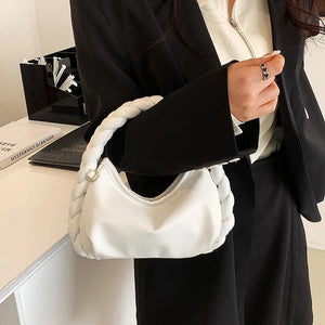 Green PU Leather Crossbody Shoulder Bag