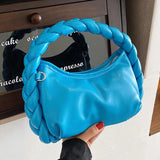 Green PU Leather Crossbody Shoulder Bag