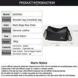 Leather Ladies Shoulder Bag Solid Women Messenger Bags
