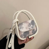 Senior Mini Square Shoulder Bag Women Messenger Bag