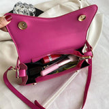 Women High Flap Bags Shoulder Bags Green Orange Messenger Bags Clutch