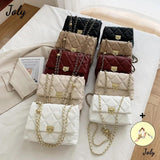 Quilted Chain Strap Shoulder Bag for Women