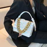 Green Crossbody Shoulder Bag Soft Pu Leather Small Tote Clutch