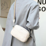 Vintage Cowhide Crossbody Phone Shoulder Bag for Women