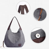 Canvas Shoulder Bag Women Handbags Casual Tote Bags For Women