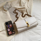 Pu Leather Shoulder Bags Women Chain Messenger Lady Flap Handbags Crossbody Bags