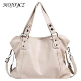 Women Big Size PU Leather Hobos Crossbody Bag Casual Retro Travel Tote Bag