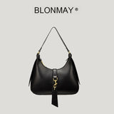 Vintage Hobo Crossbody Bag for Women Leather
