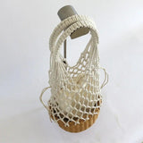 Hollow Fishnet Weaving Beach Straw Women Shoulder Bag