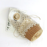 Hollow Fishnet Weaving Beach Straw Women Shoulder Bag
