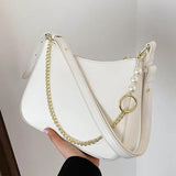 Women Shoulder Bag PU Leather Handbag Chain Crossbody