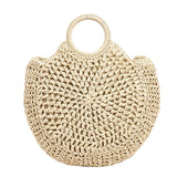 Bohemian Straw Beach Shoulder Bag Crossbody Tote