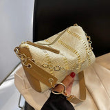 Summer Straw Shoulder Bag with Pu Leather Crossbody
