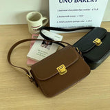 Vintage PU Leather Crossbody Bag for Women, Travel Handbag Shoulder Bag