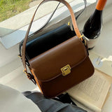 Vintage PU Leather Crossbody Bag for Women, Travel Handbag Shoulder Bag
