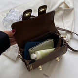 Vintage Women's Satchels Bags Messenger Bags Lady Pu Leather Boston Bags