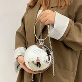 Round Ball Evening Bags Women Clutch Crossbody Bag