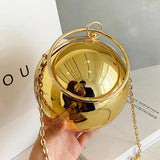 Round Ball Evening Bags Women Clutch Crossbody Bag