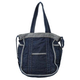 Denim Shoulder/Crossbody Bag for Lady, Casual Bags with Side Organizer Pockets