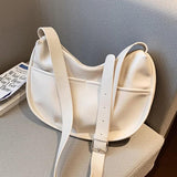 Women Dumpling Bags Large Capacity Shoulder Bag PU Leather Crossbody Bags