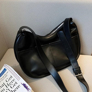 Women Dumpling Bags Large Capacity Shoulder Bag PU Leather Crossbody Bags