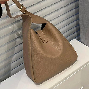 Vintage Soft Leather Bucket Bags Shoulder Bags Crossbody Bags