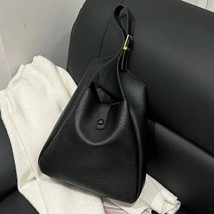 Vintage Soft Leather Bucket Bags Shoulder Bags Crossbody Bags