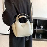 2pc/set Women's Handbags Casual Tote Bucket Ladies