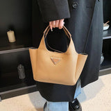 2pc/set Women's Handbags Casual Tote Bucket Ladies