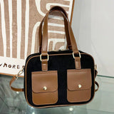 Women Large Capacity Travel Handbag Durable Fabric Shoulder Bag Casual Tote