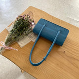 Retro PU Leather Women Small Tote Shoulder Bag