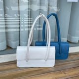 Retro PU Leather Women Small Tote Shoulder Bag