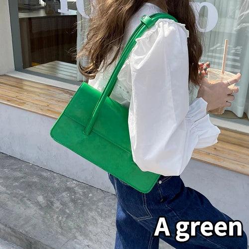 Retro PU Leather Women Small Tote Shoulder Bag