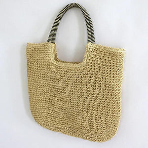 Straw Woven Women Shoulder Bag Beach Travel Big Handbags Women's Bag