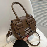 Retro Cross-body Bag for Women Small Square Handbag