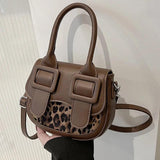 Retro Cross-body Bag for Women Small Square Handbag