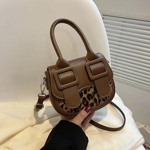 Retro Cross-body Bag for Women Small Square Handbag
