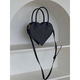 Vintage Girls Love Heart Shoulder Bags Small Crossbody Bag Retro Female Purse