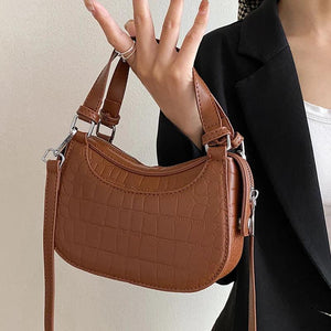 Crocodile Leather Hobo Bags Evening Clutch Crossbody Handbag Purse